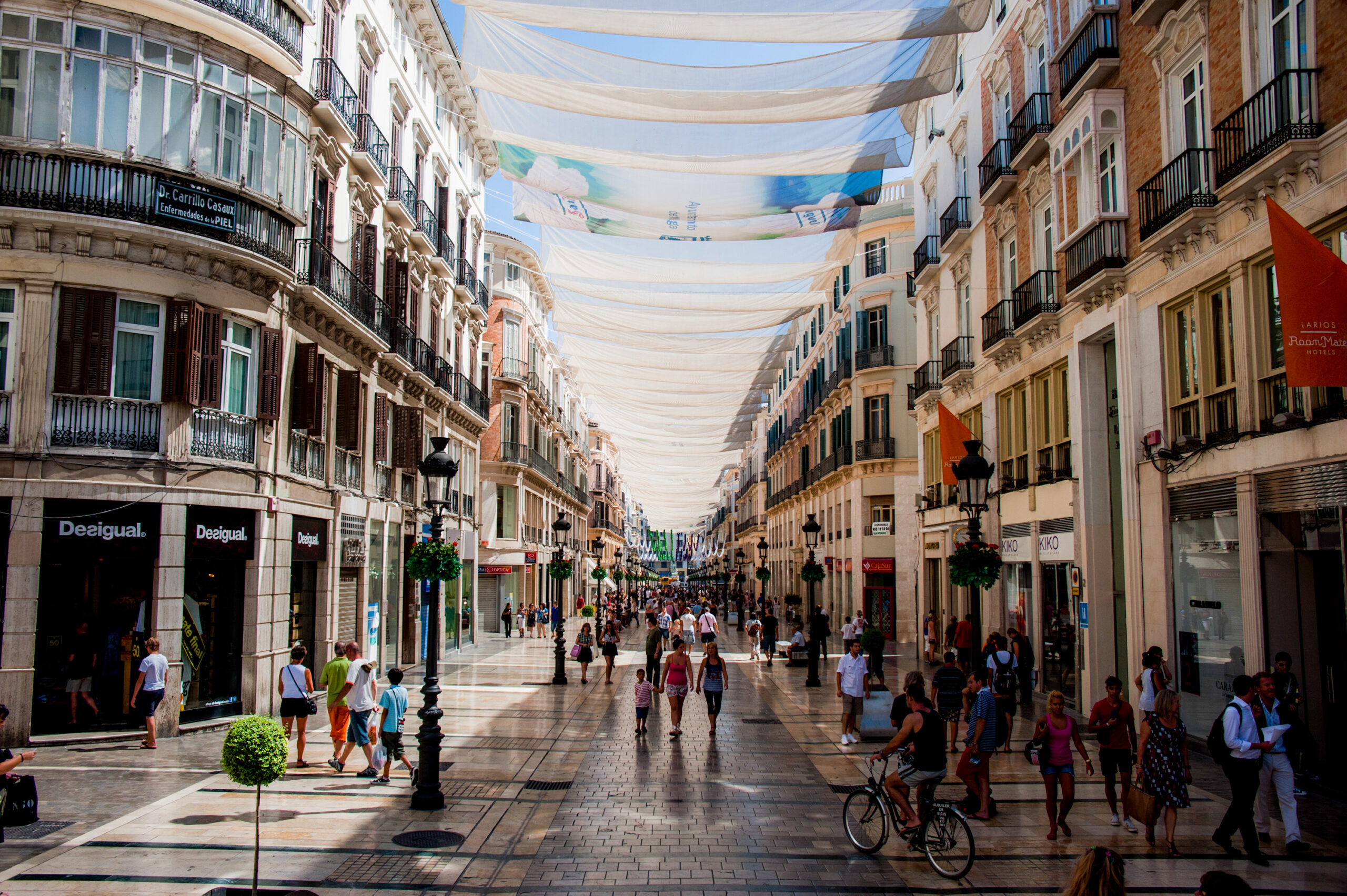 Calle Larios en Málaga capital